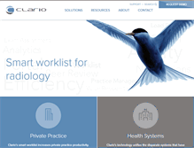 Tablet Screenshot of clariomedical.com